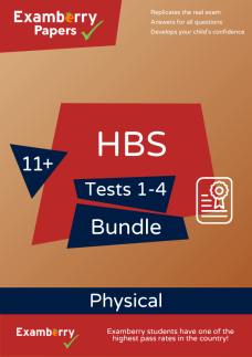 11+ The Henrietta Barnett School (HBS) - Stage One - Practice Tests 1-4 Bundle (Physical)