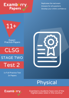 11+ City of London School for Girls (CLSG) Stage Two Practice Test 2 (Physical)