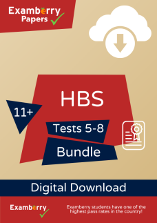 11+ The Henrietta Barnett School (HBS) - Stage One - Practice Tests 5-8 Bundle (Download)