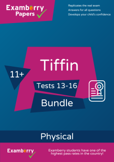 11+ Tiffin - Stage One - Practice Tests 13-16 Bundle (Physical)