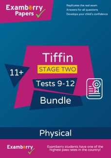 11+ Tiffin - Stage Two - Practice Tests 9-12 Bundle (Physical)