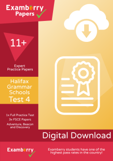 11+ Halifax Grammar Schools FSCE Practice Test 4 (Download)