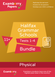 11+ Halifax Grammar Schools FSCE Practice Tests 1-4 Bundle (Physical)