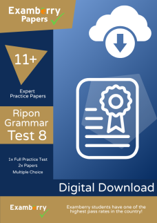 11+ Ripon Grammar School Practice Test 8 (Download)