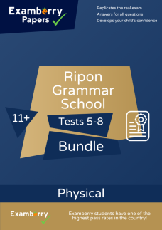 11+ Ripon Grammar School Practice Tests 5-8 Bundle (Physical)